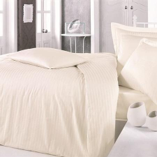  Krém csíkos csíkos pamutszatén nagypárnahuzat, 70x90 cm lakástextília