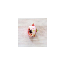  Krém-magenta begóniafej, nagy. Mérete: 4 cm dekorációs kellék