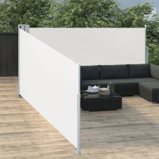  Krémszínű behúzható oldalsó napellenző 100 x 1000 cm kerti bútor