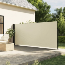  Krémszínű behúzható oldalsó napellenző 180 x 300 cm kerti bútor