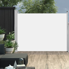  Krémszínű behúzható oldalsó teraszi napellenző 170 x 500 cm kerti bútor