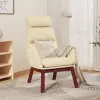  Krémszínű szövet pihenőfotel