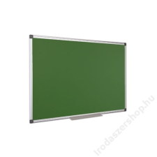 . Krétás tábla, zöld felület, nem mágneses, 60x90 cm, alumínium keret (VVK02) kréta