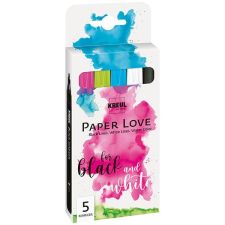 Kreul Paper Love marker készlet, Kreul, 5 db filctoll, marker