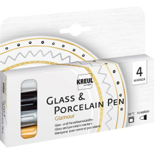 Kreul porcelánhoz és üveghez, GLAMOUR készlet, 5 szín filctoll, marker