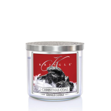 Kringle Candle Christmas Coal 3 kanócos illatgyertya 411g, gyertya
