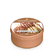 Kringle Candle Country Candle Napolitan Sundae illatgyertya (42 g), gyertya
