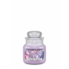 Kringle Candle Country Candle Snowflakes Csillogó illatgyertya mini 1 kanóc (104 g), gyertya