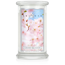 Kringle Candle Cseresznyevirág illatos gyertya nagy 2-kanócos (624 g), gyertya