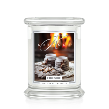 Kringle Candle Fireside illatgyertya közepes 2 kanócos (411 g), gyertya