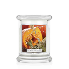 Kringle Candle Pumpkin Sage illatú gyertya kicsi 1 kanócos (240 g), gyertya