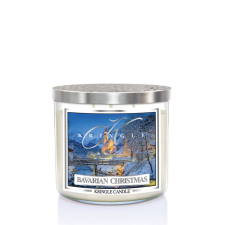 Kringle Candle TUMBLER Bavarian Christmas 3 kanócos illatgyertya (411g), gyertya