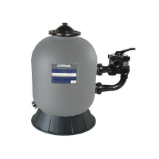 KRIPSOL Kripsol S2 Oldal Szelepes Fújt PE Szűrőtartály D500 - 10m3/h medence kiegészítő