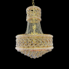  Kristálycsillár CC718/400, 11x E14, Átmérő 40cm, Fényes Arany