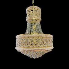  Kristálycsillár CC718/400, 11x E14, Átmérő 40cm, Fényes Arany világítás