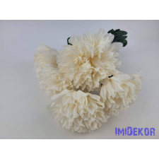  Krizantém 5 ágú selyem csokor 42cm - Barack dekorációs kellék