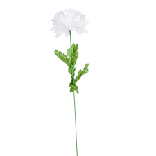  Krizantém szálas M50cm fehér 36db/# dekorációs kellék