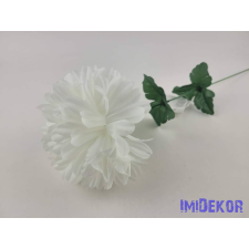 Krizantém szálas selyemvirág 51cm - Fehér dekorációs kellék