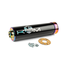 KRM Kipufogódob KRM 70 - 90 Fekete / Neokróm / Hologram egyéb motorkerékpár alkatrész