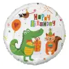  Krokodil Happy Birthday Crocodile fólia lufi 36 cm