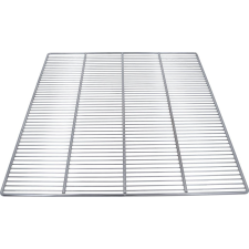  KRÓM-NIKKELEZETT RÁCSOS POLC, beépíthető gépek kiegészítői