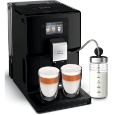 Krups EA873810 Intuition Preference Black tejtartállyal kávéfőző