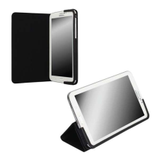KRUSELL MALMÖ bőr hatású tok (FLIP, asztali tartó funkció) FEKETE Samsung Galaxy Tab4 7.0 3G (SM-... tablet tok