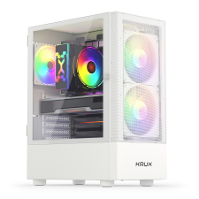 Krux Vako RGB Számítógépház - Fehér számítógép ház