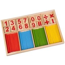 Kruzzel 22447 Montessori Fa számolós oktatójáték kreatív és készségfejlesztő