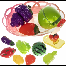 Kruzzel 22576 Vágható gyümölcsök és zöldségek kosárral (22576) konyhakészlet