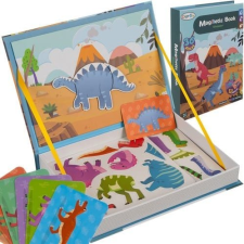 Kruzzel Mágneses Puzzle - Dinoszauruszok 24730 (5900779953741) puzzle, kirakós