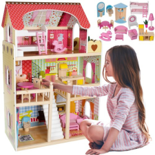 Kruzzel Wooden dollhouse - villa D11252 babaház