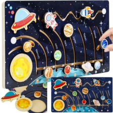 Kruzzel Wooden puzzle - solar system Kruzzel 24763 oktatójáték