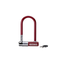 KRYPTONITE Kryptolok Mini-7 U-lakat, 178 x 82 mm, bordó kerékpár lakat