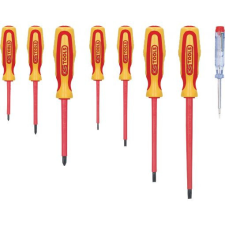 KS Tools Szigetelt csavarhúzó készlet, 1000V 8 részes 4FL+3PH+fázisceruza csavarhúzó