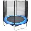 Kubi sport Trambulin védőhálóval 183 cm, max 100kg, kék