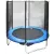 Kubi sport Trambulin védőhálóval 183 cm, max 100kg, kék