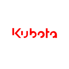 Kubota matrica piros 35cmx8cm autó dekoráció