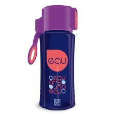  Kulacs ARS UNA műanyag BPA-mentes 450 ml lila-sötétlila kulacs, kulacstartó