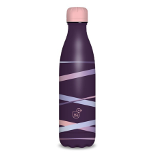 Kulacs duplafalú ARS UNA fém BPA-mentes 500 ml Ribbon lila kulacs, kulacstartó