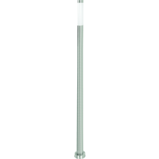  KÜLTÉRI ÁLLÓLÁMPA E27 40W IP44 INOX +ÁTLÁTSZÓ ÜVEG 110CM kültéri világítás