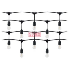  Kültéri E27 Füzér, 20 méter kültéri világítás