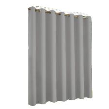  Kültéri függönyök, vízálló, napfényes áramszünet, világosszürke, W52XH94in-132x238cm, 2dbs lakástextília