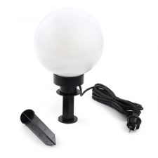 Kültéri gömblámpa Ø20cm 40W kültéri lámpa földelt tüskével IP44 62989 kültéri világítás