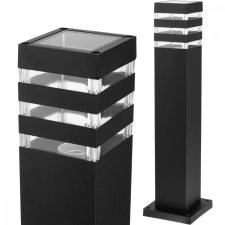  Kültéri kerti lámpa E27 BLACK POST Négyzet 50cm kültéri világítás