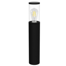 Kültéri LED kerti lámpa WELLINGTON E27 IP44 oszlop 80cm Fekete RABALUX kültéri világítás