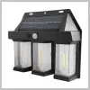  Kültéri napelemes fali lámpa mozgásérzékelővel – 3 LED BK-618-3