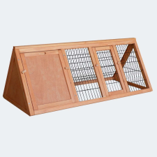 Kültéri nyúlól kisállatház lucfenyő 45x50x118 cm 51064 ketrec, szállítóbox rágcsálóknak
