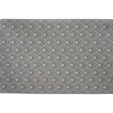  Kültéri szőnyeg polipropilén 180 x 120 cm tóp színű-szürke rombuszmintás lakástextília