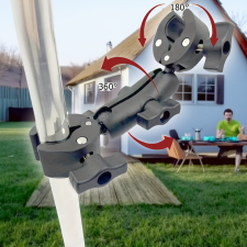  Kültéri Szuper Dupla Csipeszes Esernyőtartó bútor